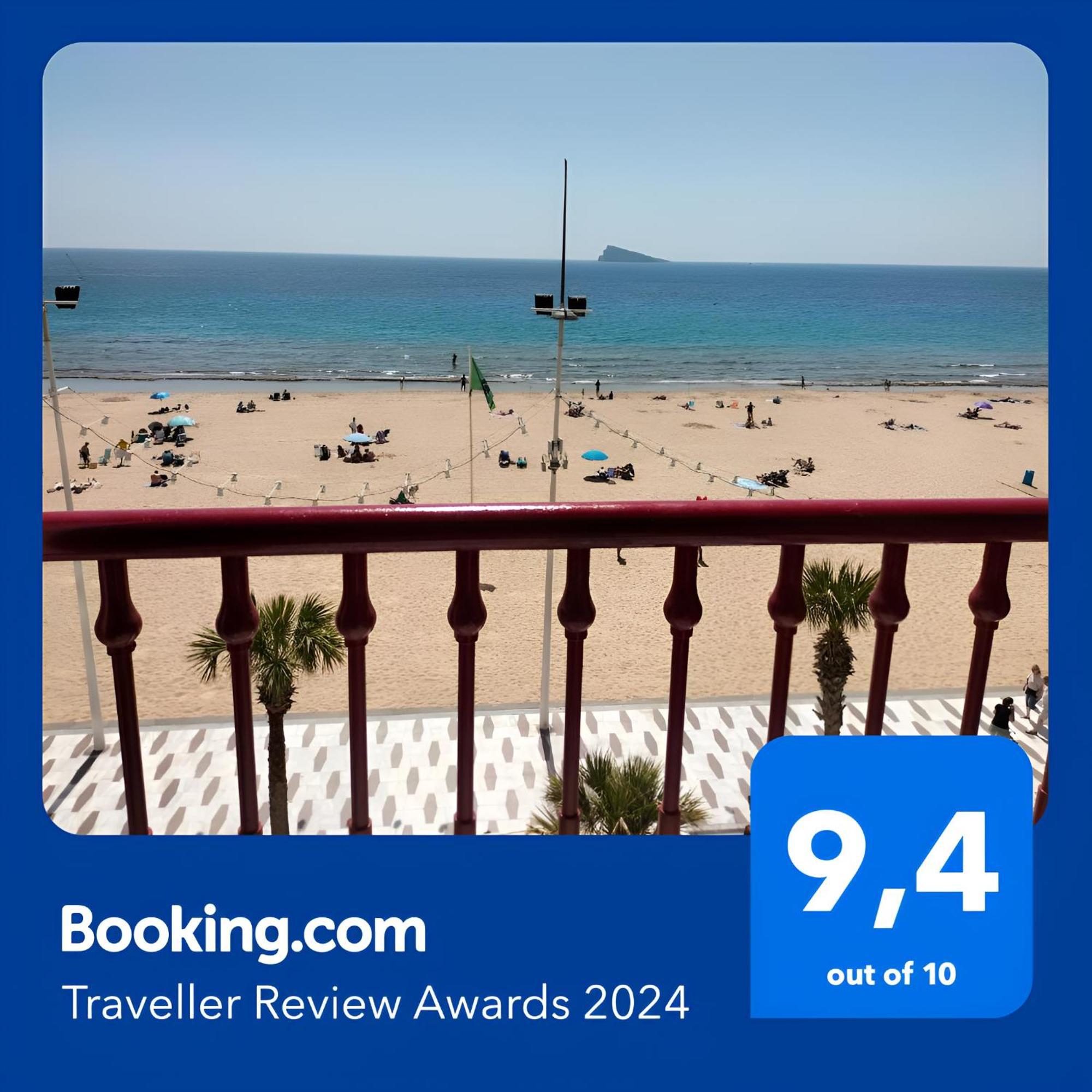 Las Damas 3B Beach Front - Pool & Parking Benidorm Exteriör bild